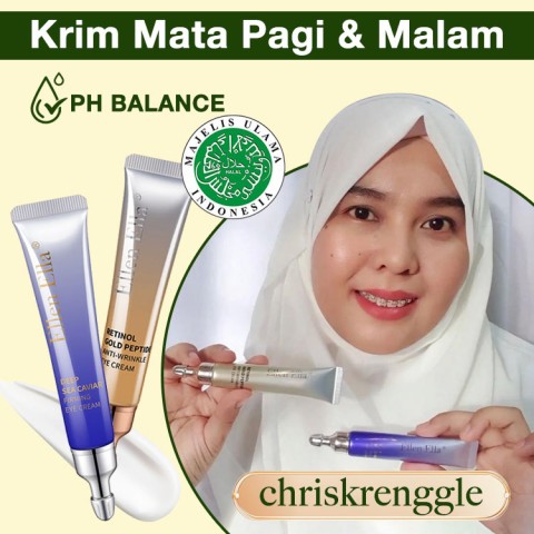 Krim Mata Anti Penuaan Pagi & Malam- Rekomendasikan Oleh chriskrenggle