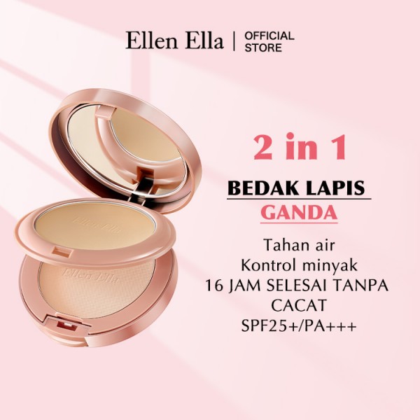 Ellen Ella 3 in 1 Bedak dua lapis..