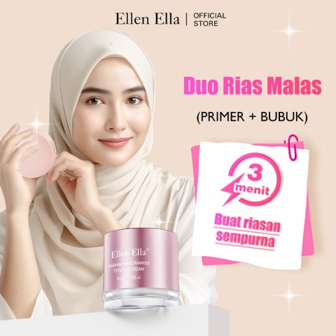Ellen Ella Tone Up Cream dan bedak wajah