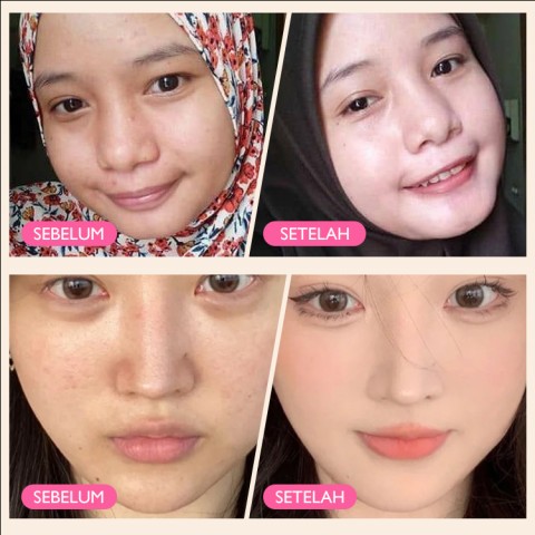 Ellen Ella Tone Up Cream dan bedak wajah
