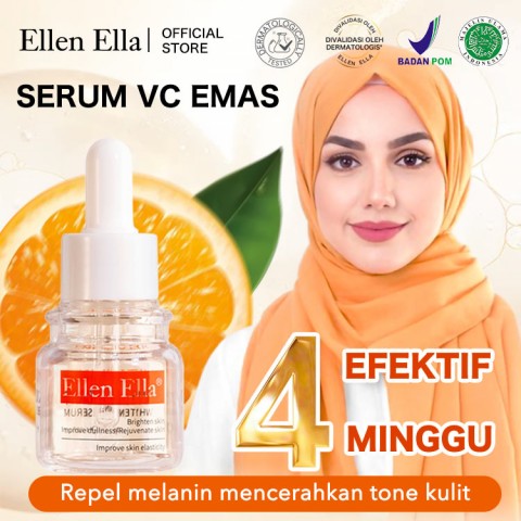 ELLEN ELLA Serum Wajah Vitamin C Pemutih 30ml
