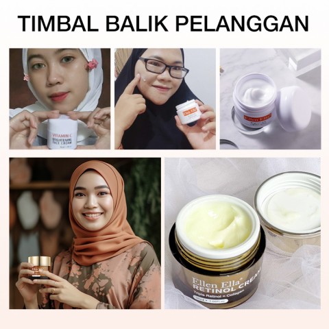 ELLEN ELLA Krim Pagi dan Malam