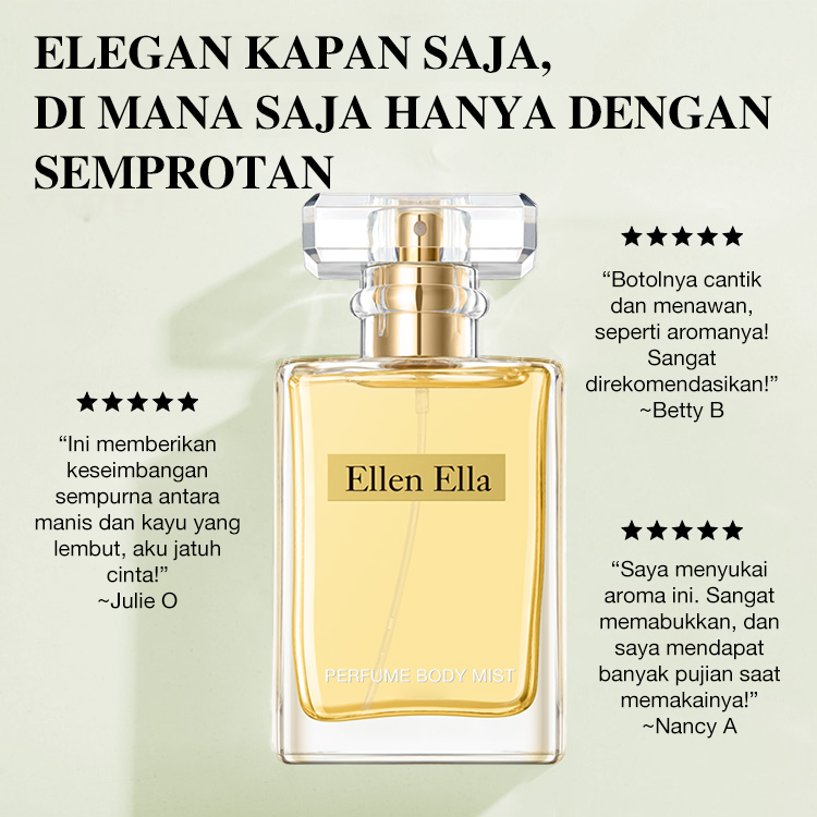 Parfum Body Mist - Aroma Tahan Lama 8 Jam-Bisa dipakai pada tubuh dan rambut - present sempurna
