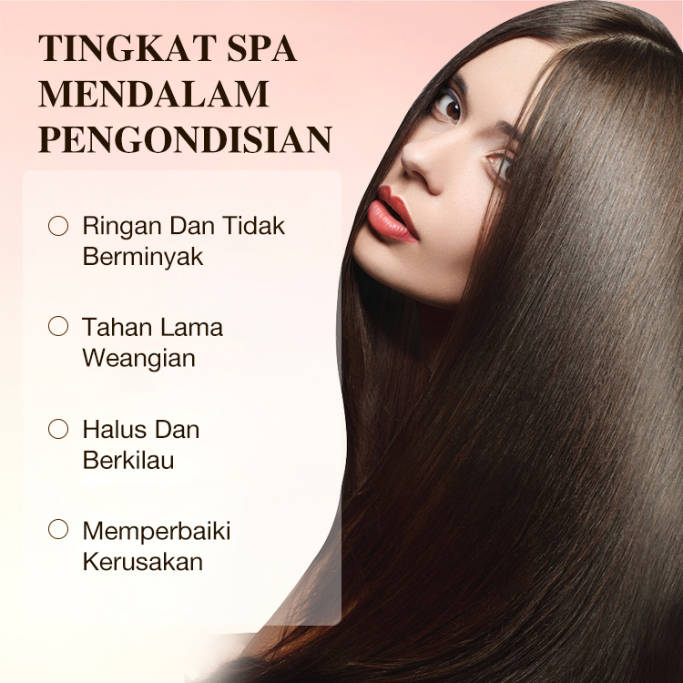 Double Layer Oil Hair Mist-Rambut licin & berkilau - ringan tak lembab