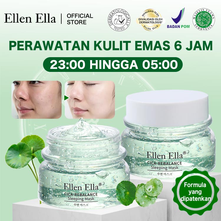 BPOM -Ellen Ella Cica-ReBalance Sleeping Mask dan Perangkat kecantikan tingkat lanjut-Whitening mengecilkan pori-pori - Dapatkan pijat gratis sebagai hadiah
