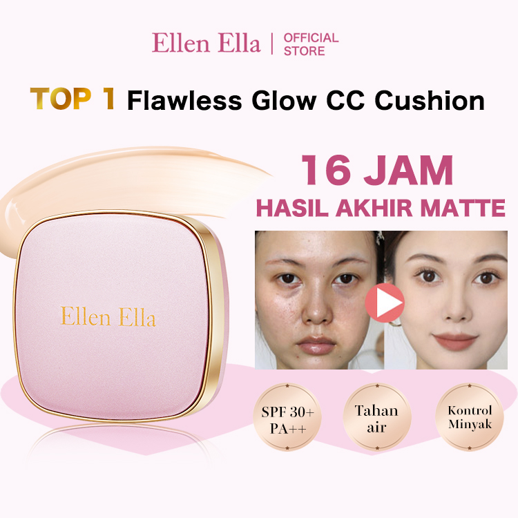 Ellen Ella Niacinamide Flawless Glow CC Cushion