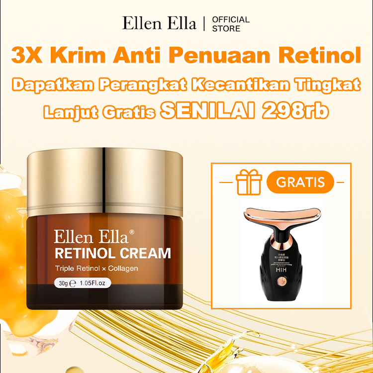 Beli 1 gratis 1 - Efek Krim Wajah Retinol 3X meningkat 50% - Mengurangi kerutan dan mengencangkan kulit -10 tahun lebih muda
