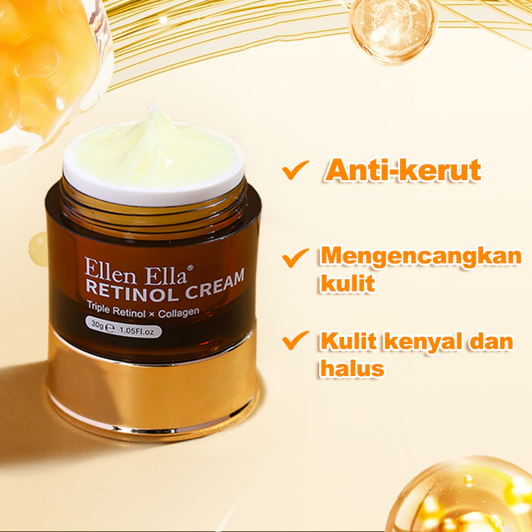 Beli 1 gratis 1 - Efek Krim Wajah Retinol 3X meningkat 50% - Mengurangi kerutan dan mengencangkan kulit -10 tahun lebih muda