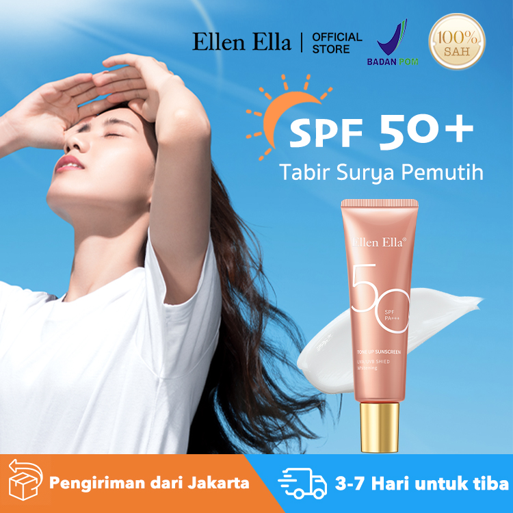 Ellen Ella Peningkatan Baru Tone Up Tabir Surya