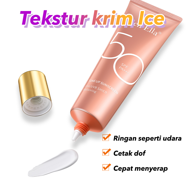 Ellen Ella Peningkatan Baru Tone Up Tabir Surya
