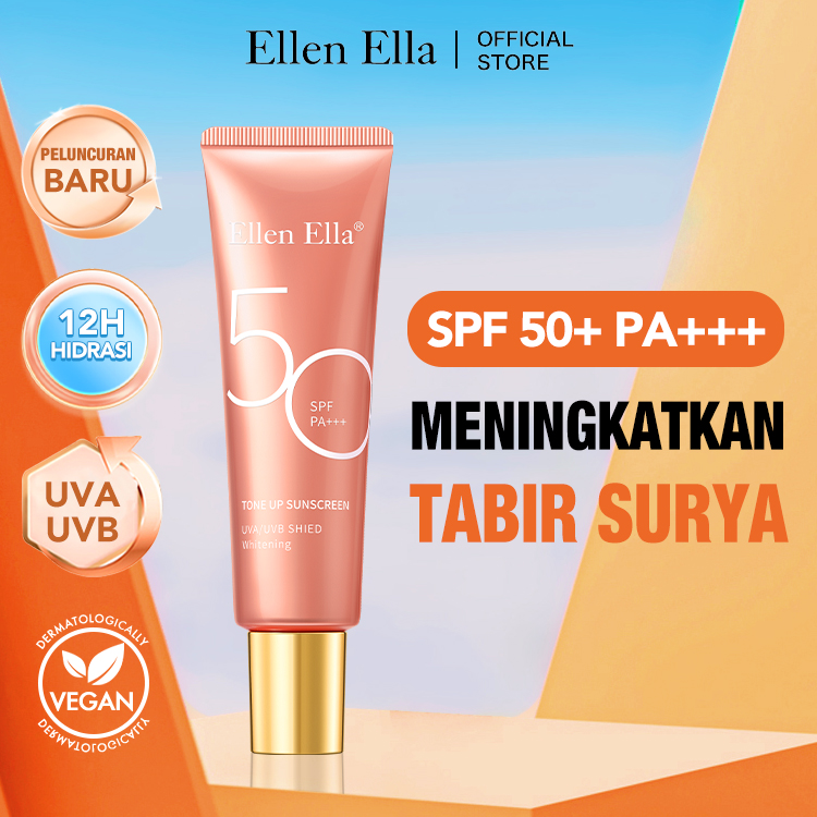 Ellen Ella Peningkatan Baru Tone Up Tabir Surya