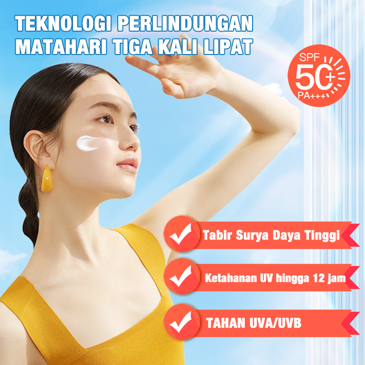 Ellen Ella Peningkatan Baru Tone Up Tabir Surya