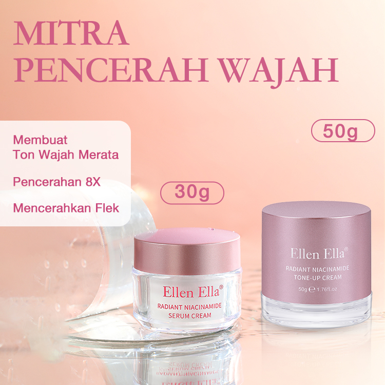 Ellen Ella rejimen perawatan kulit baru yang ditingkatkan-Perawatan kulit menyeluruh yang memutihkan, & anti penuaan